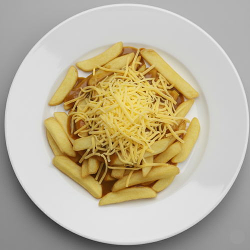 Chips, Cheese & Korma Sauce 