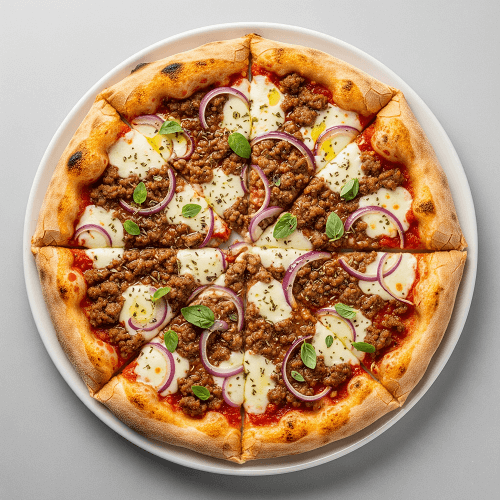 Spicy Mince Pizza 