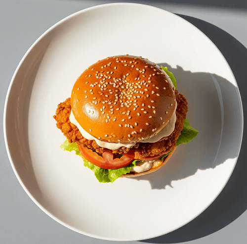 The Big Bun Chicken Burger 