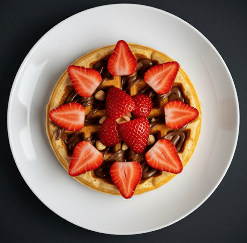 Belgian Strawberry Waffle 
